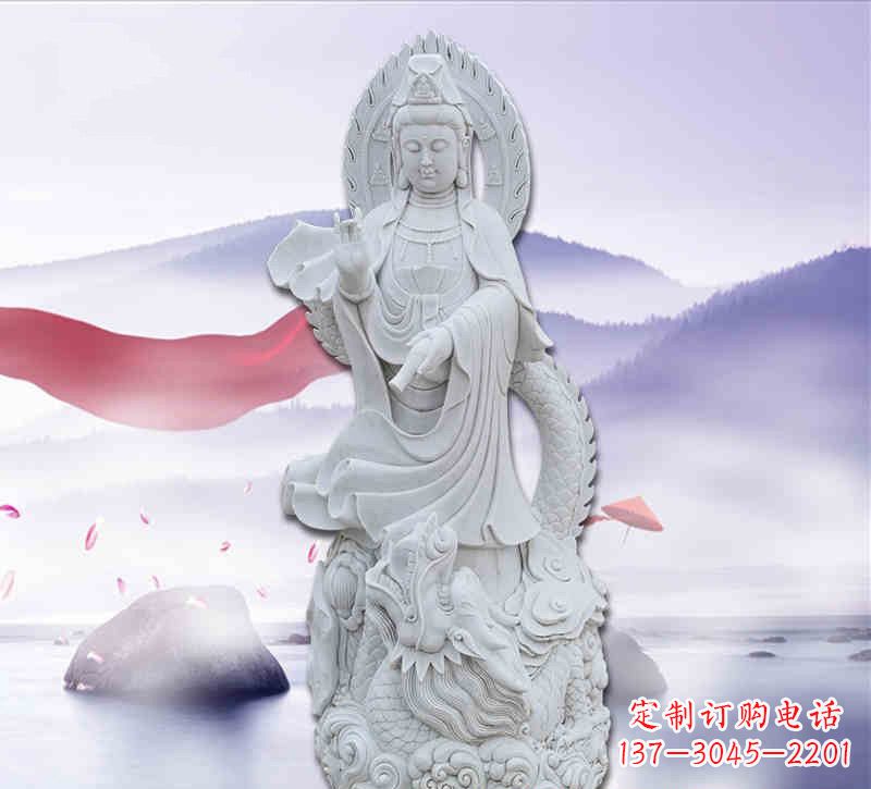 运城乘龙观音石雕