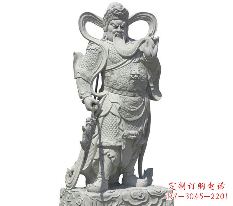 运城关公雕像象征着威武的英雄