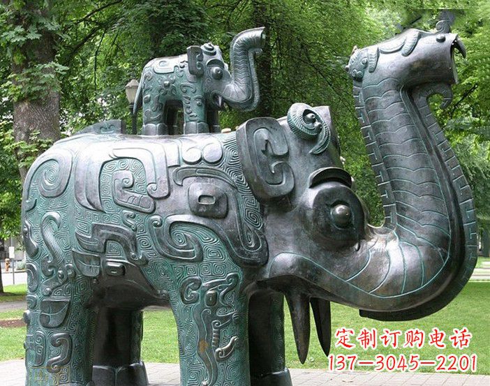 运城大象雕塑象征伟大气派