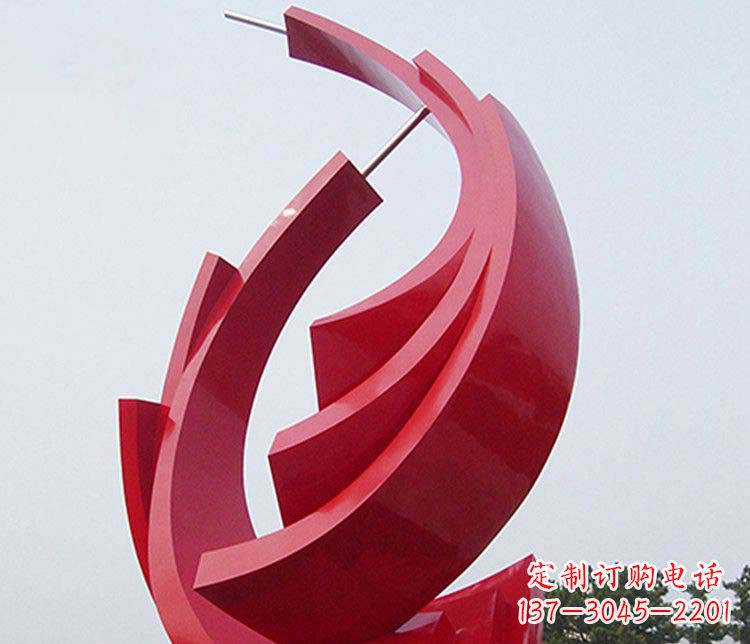 运城抽象帆船不锈钢雕塑