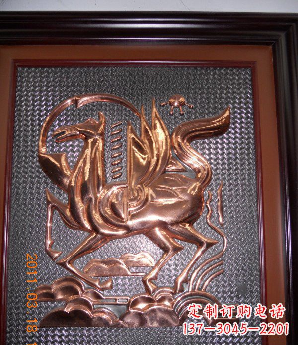 运城抽象飞马锻铜浮雕
