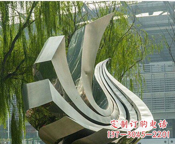 运城抽象鸽子不锈钢动物雕塑