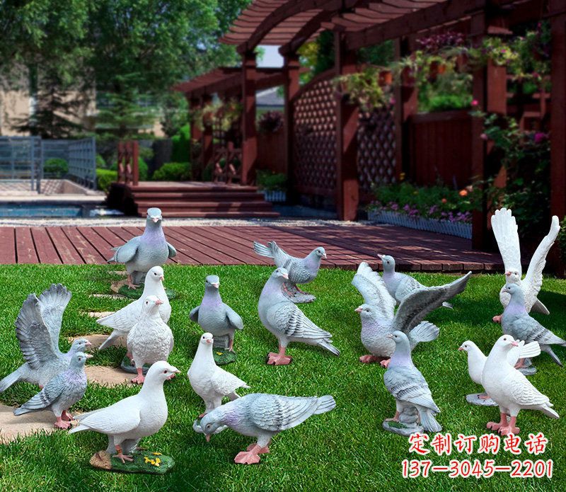 运城抽象鸽子雕塑