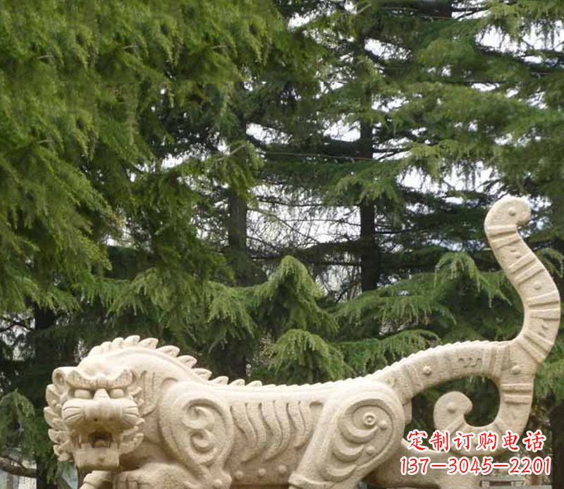 运城抽象老虎石雕