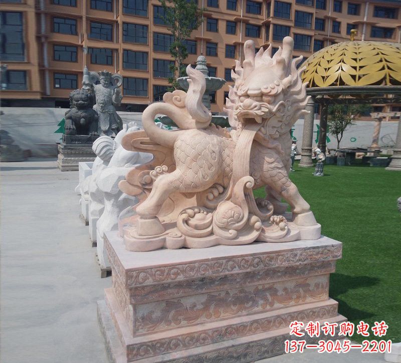 运城传统石雕麒麟