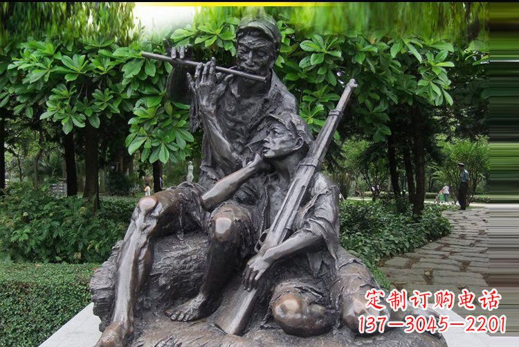运城红军战士雕塑——抒发军旅情怀
