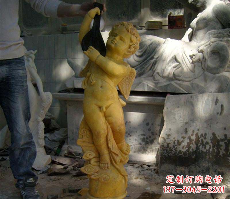 运城吹拉弹唱小天使石雕