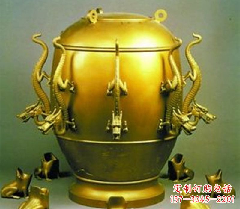 运城纯铜古天文仪器地动仪雕塑