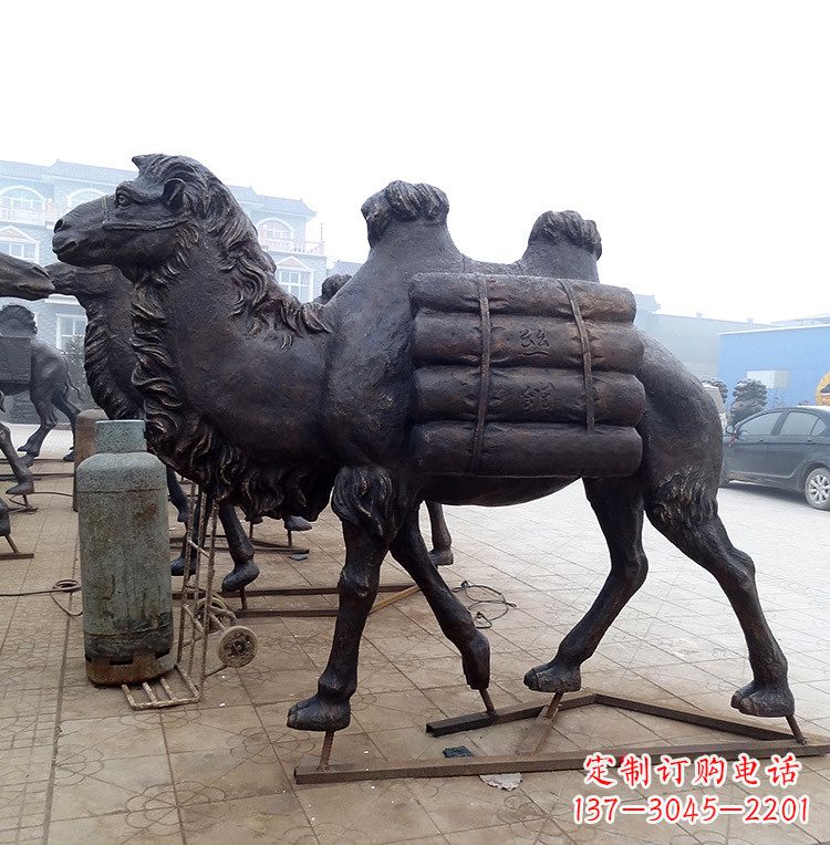 运城纯铜骆驼雕塑丝绸之路骆驼动物雕塑