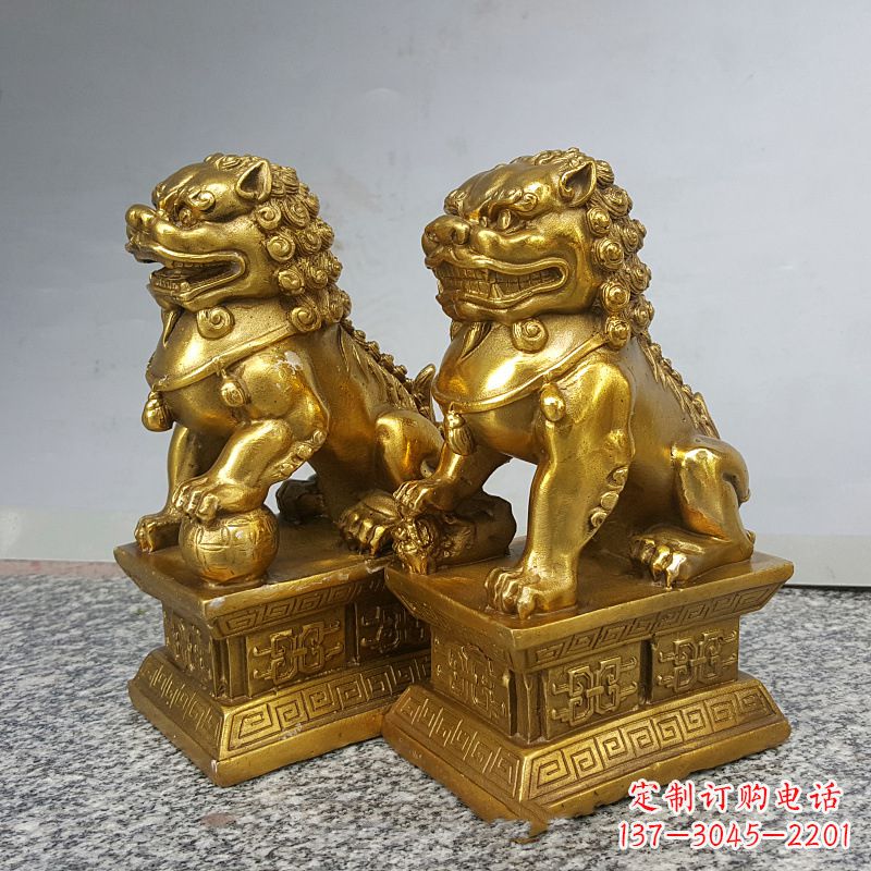 运城纯铜天安门狮子