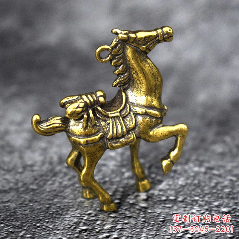 运城纯铜铸造马儿雕塑