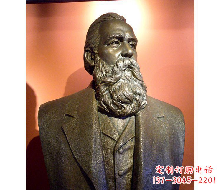运城达尔文校园人物铜雕塑