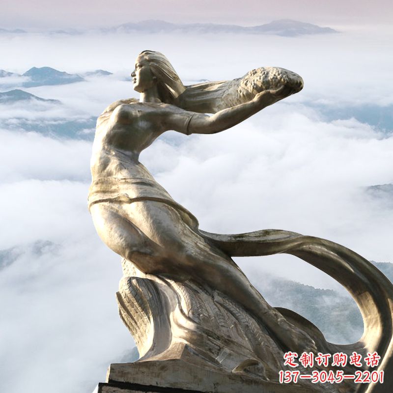 运城大地之母女娲补天雕塑