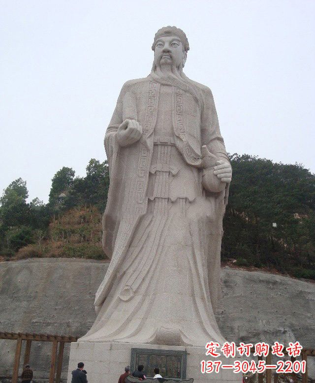 运城大理石保生大帝神像雕塑