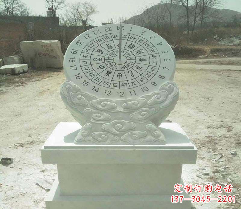 运城大理石赤道日晷雕塑