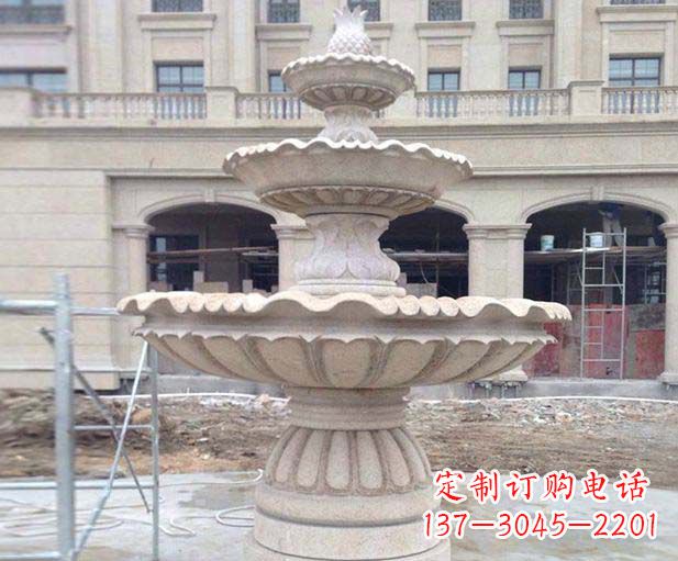 运城大理石大型喷泉石雕 (2)