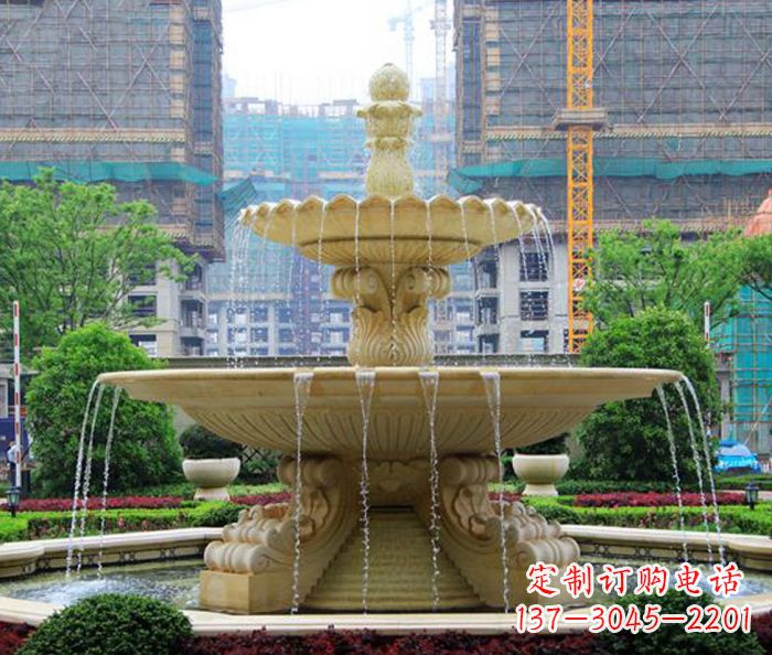 运城大理石大型喷泉石雕 (4)