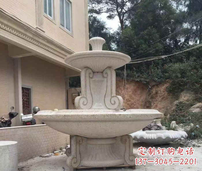 运城大理石大型喷泉石雕_2