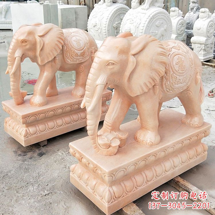 运城大理石雕大象