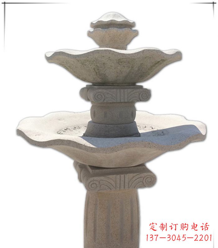 运城大理石多层喷泉石雕 (5)