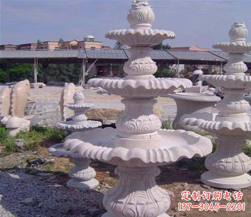 运城大理石多层喷泉石雕