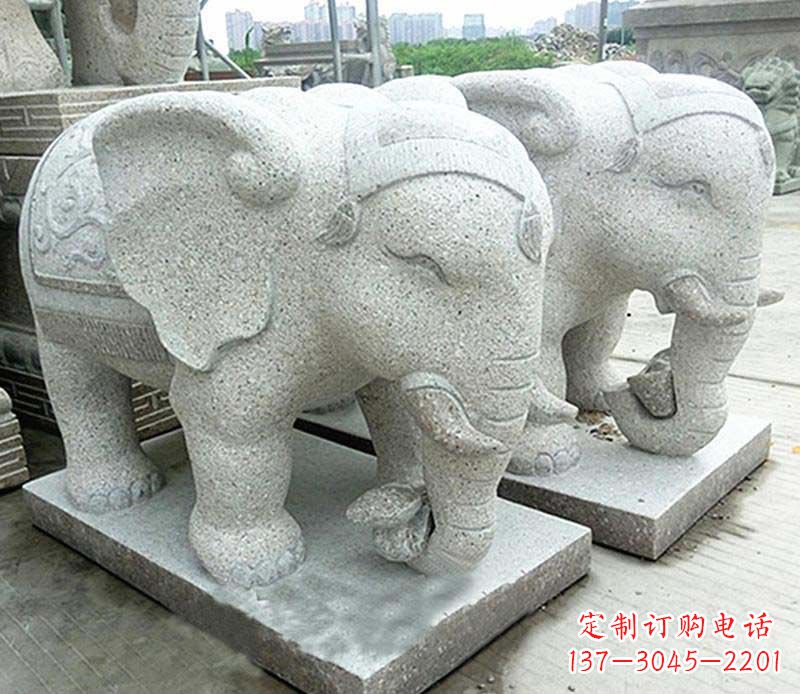 运城大理石仿古招财大象