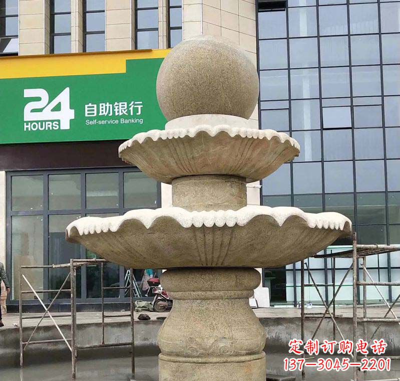运城大理石风水球喷泉雕塑