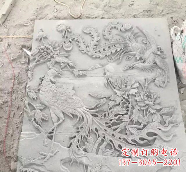 运城大理石凤凰浮雕