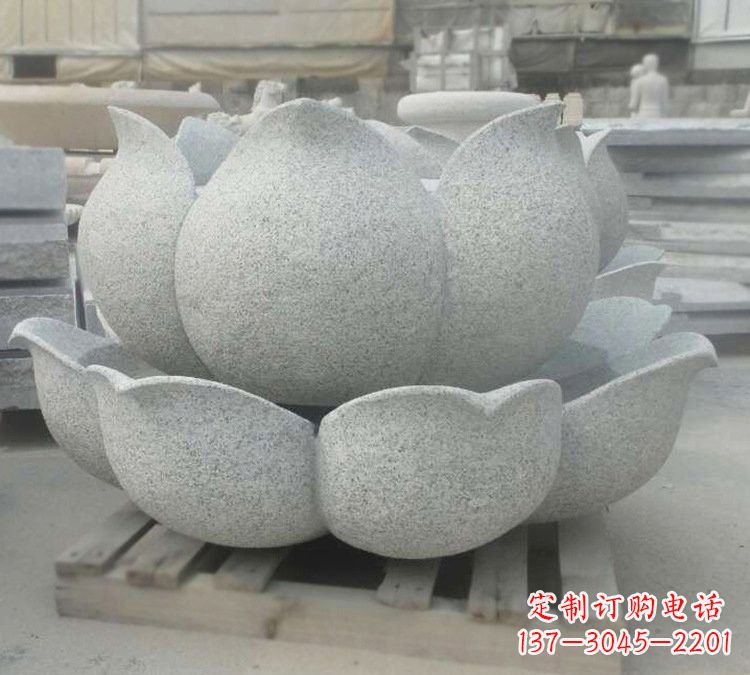 运城大理石公园莲花喷泉