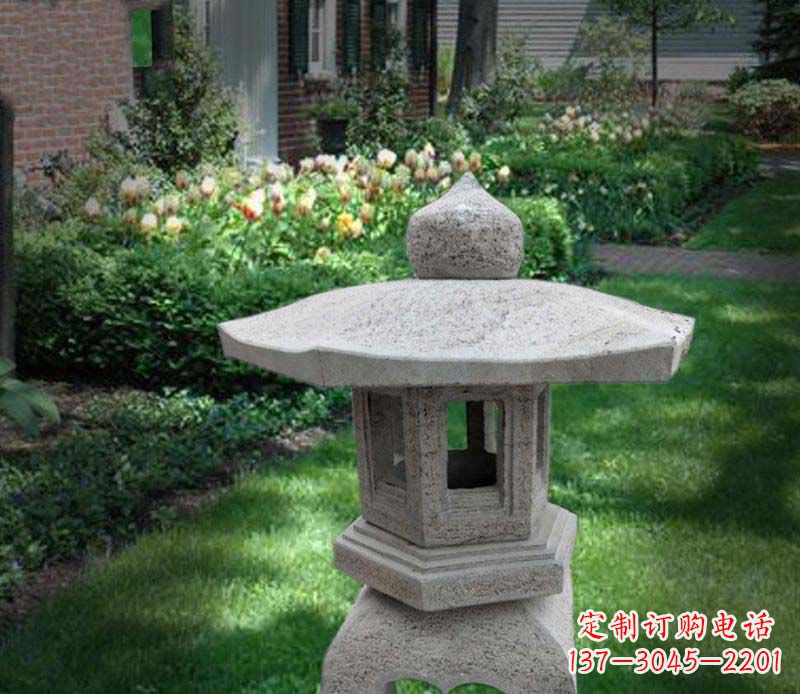 运城大理石宫灯公园石灯