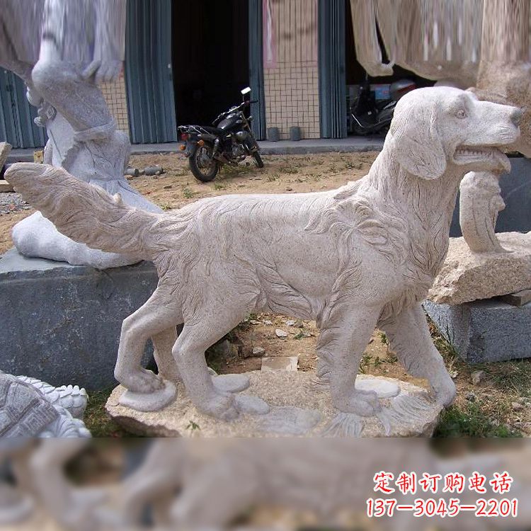 运城大理石狗雕塑