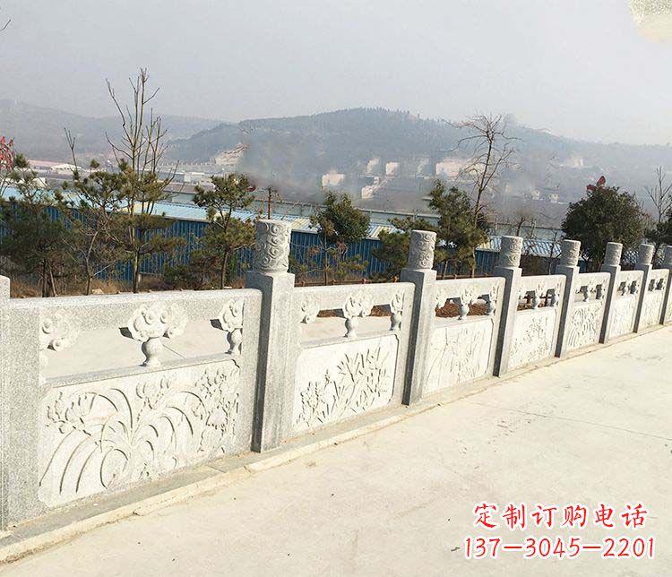 运城大理石护城河栏板石雕