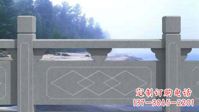 运城大理石护城河栏板石雕 (2)