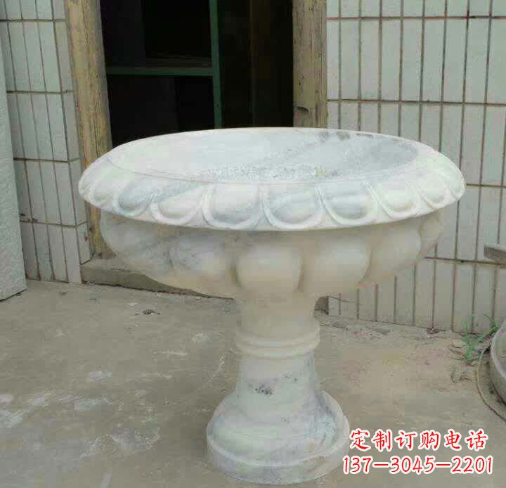 运城大理石花盆雕塑