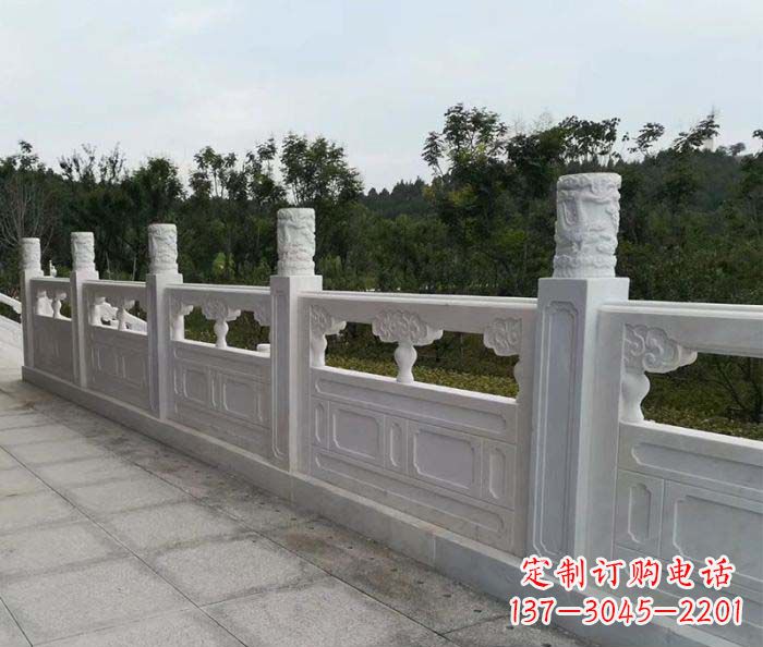 运城大理石建筑石雕栏板 (3)