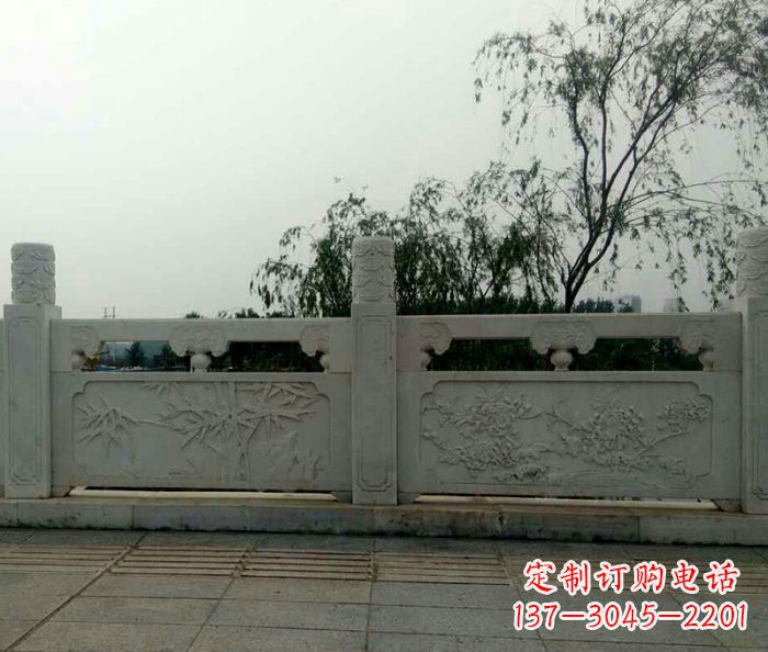 运城大理石景区栏板石雕 (3)