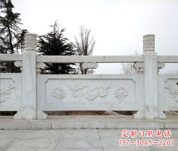 运城大理石景区栏板石雕_2