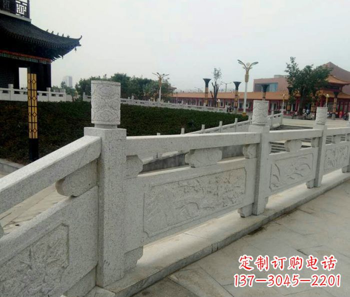 运城大理石景区栏板石雕_1