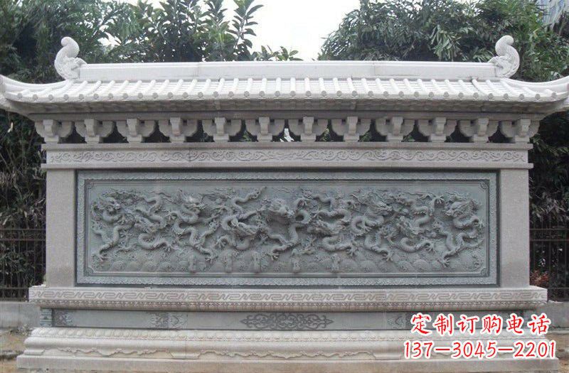 运城大理石九龙壁