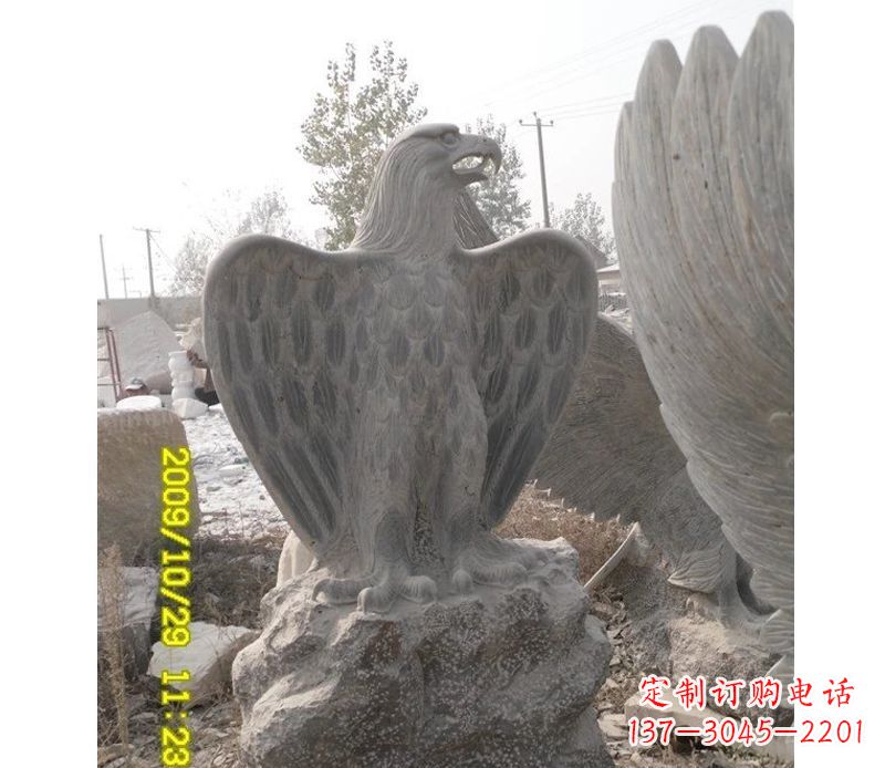 运城大理石老鹰雕塑