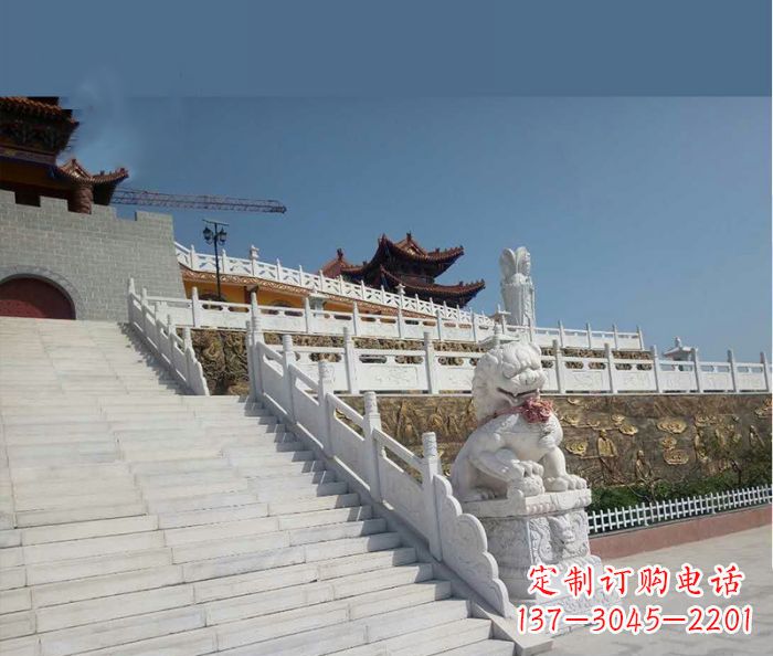 运城大理石旅游景区石雕栏板 (2)