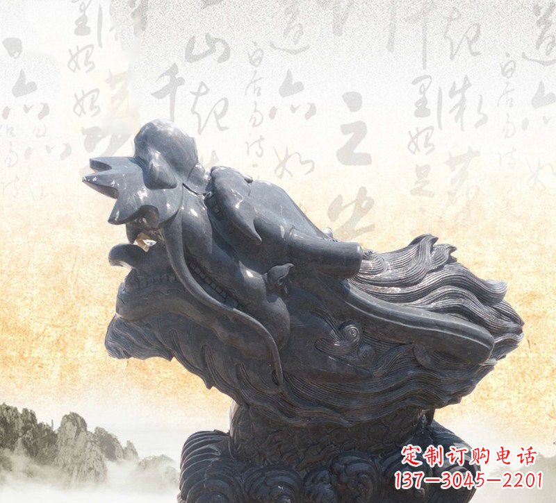 运城大理石喷水龙头雕塑
