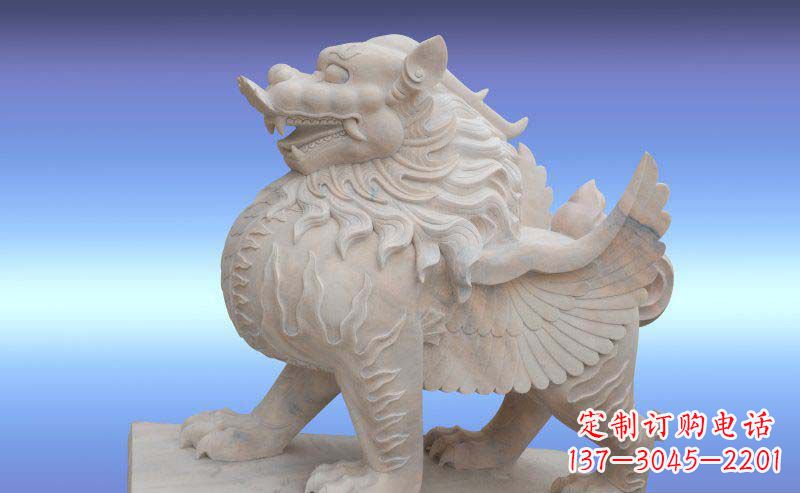 运城大理石貔貅雕塑神兽石雕