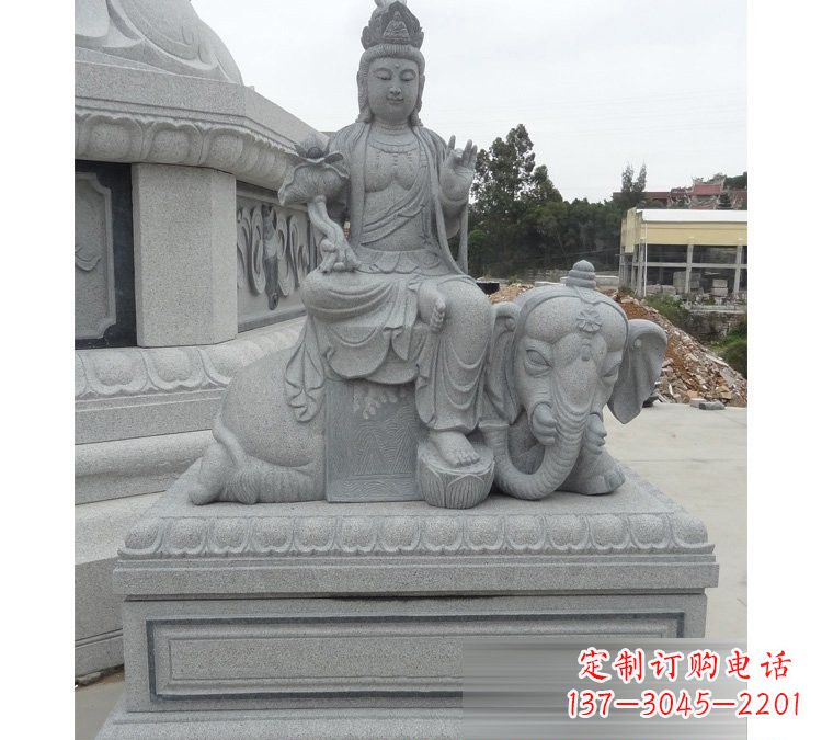 运城大理石普贤菩萨雕塑