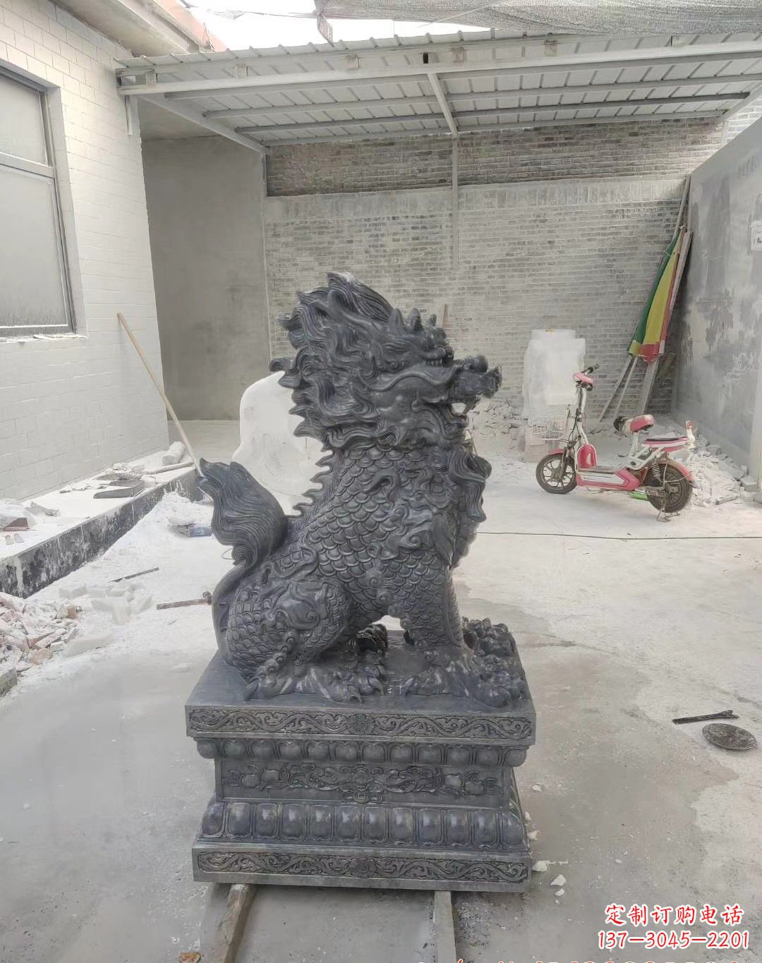 运城大理石麒麟石雕