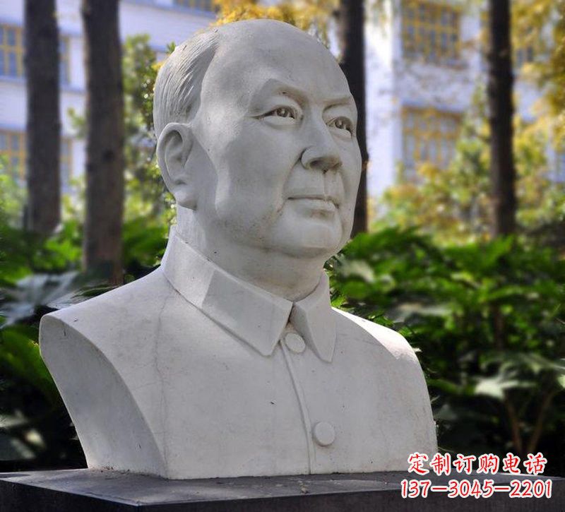 运城大理石钱学森胸像石雕——赞颂改革开放的先驱