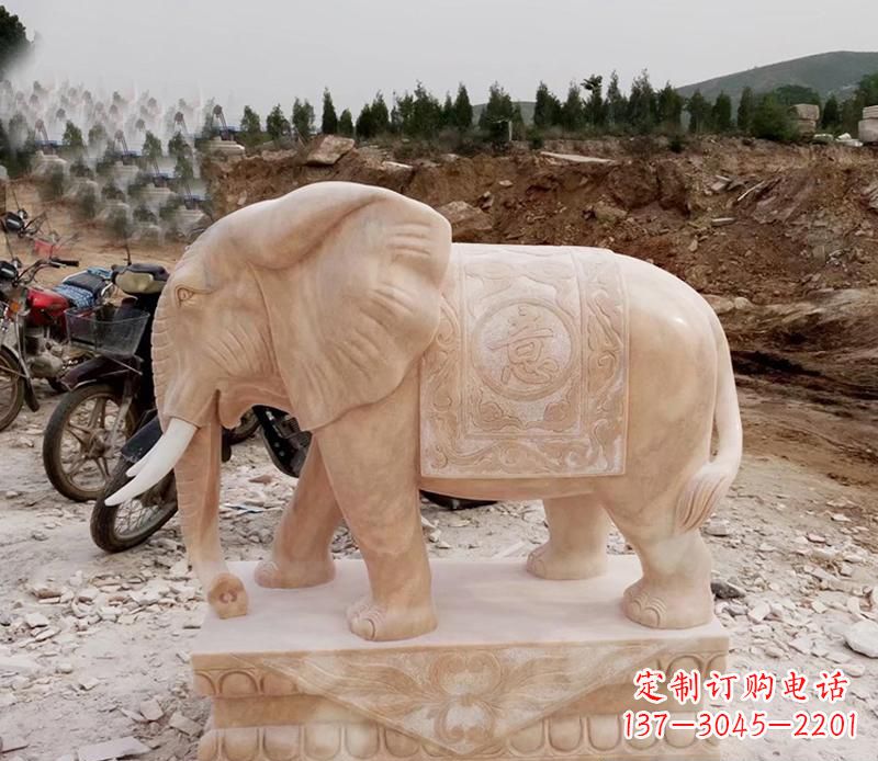 运城大理石如意大象雕塑
