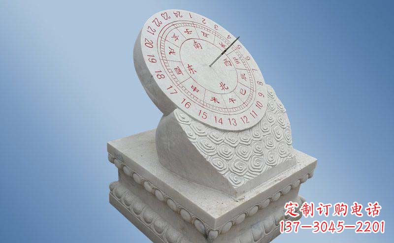运城大理石日晷雕塑校园石雕