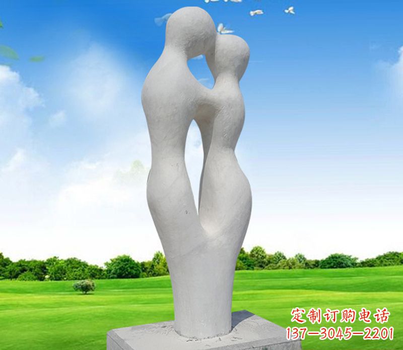 运城大理石少数民族情侣石雕