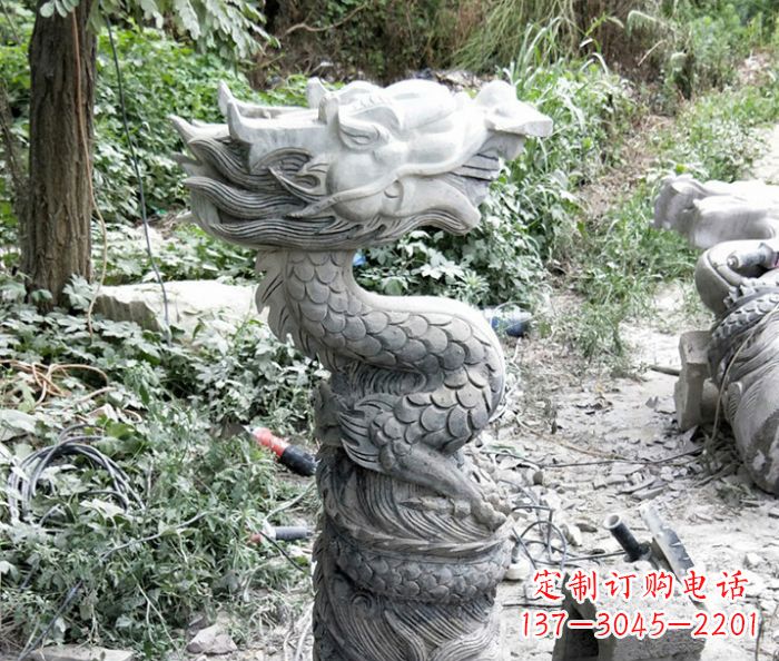 运城大理石生肖龙石雕
